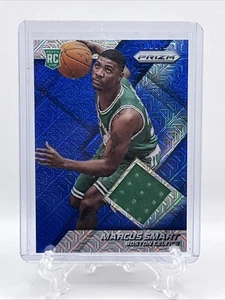Parche de camiseta Panini Prizm Marcus Smart Blue Mojo 2014-15 usada para eventos SP Celtics - Imagen 1 de 4