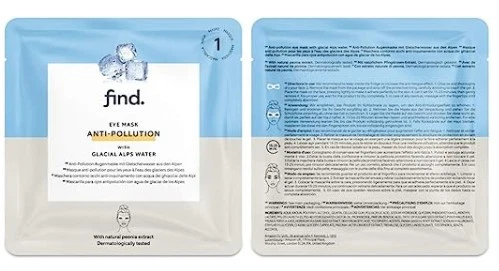 Find Masque Yeux Anti-Pollution Eau Alp Glaciale - 5 Pièces - Photo 1/1