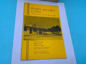 Port Richey FL Travel Book, Chamber of Commerce, 1949 - Picture 1 of 8
