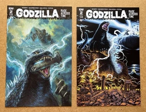 GODZILLA RAGE ACROSS TIME #2 - Lotto copertine variante principale + abbonamento (IDW, 2016) - Foto 1 di 1