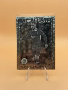 2024-25 TOPPS UEFA Club Competitions Alexis Mac Allister Black & White Icy /150 - Bild 1 von 2