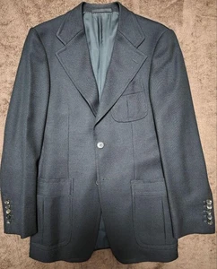 GUCCI jacket wool mohair silk 44 Black - Picture 1 of 24
