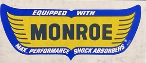 VRHTF NHRA SUPER COOL "VTG ORIGINAL MONROE HP SHOCK ABSORBERS" 2" X 4" STICKER - Imagen 1 de 1