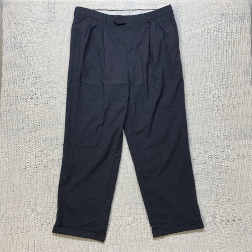 Givenchy Pantalone Abito Lana Uomo 38RX30 Grigio Gambe con Polsini
