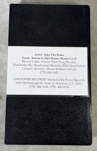 Jake The Flake Streets Is All I Know Remix Power RARE PROMO 1998 VHS - Picture 1 of 13
