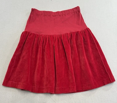 Sonia Rykiel Red Terry Cloth Velour Short Mini Skirt Pull on Size 2 - Image 1 of 4