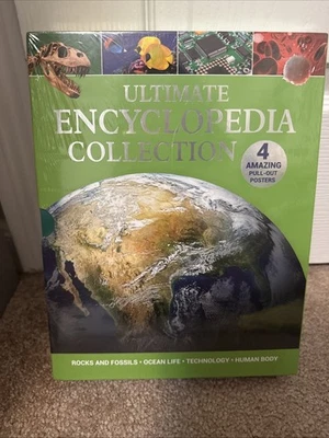 Ultimate Encyclopedia Collection Box Set: Fossils, Ocean Life, Tech, Human Body - Image 1 of 4