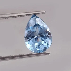 8.17 Ct Flawless Ceylon Blue Spinel Loose Pear Shape Unheated Gemstone Cut - Picture 1 of 4