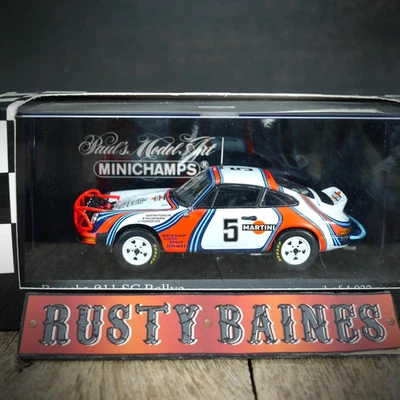 MINICHAMPS Porsche 911 SC Rallye East African Safari Rally 1978, 1/43 Model Car - Image 1 of 4