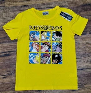 Neu mit Etikett Baleno X gelbes Einteiler-T-Shirt "Luffy's Pirates" Größe L - Bild 1 von 9