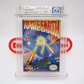 NES Nintendo TO THE EARTH - WATA GRADO 9.2 A+ NUEVO Y Sellado de F&aacute;brica con Costura en H!