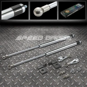 FOR 00-07 IMPREZA WRX STI GDB/GG CHROME NRG POLISHED STAINLESS STEEL HOOD DAMPER - Picture 1 of 1