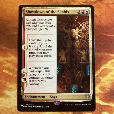 MTG Showdown of the Skalds Secret Lair Raining Cats & Dogs Near-Mint Rare!! - Image 1 of 2