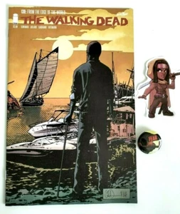 THE WALKING DEAD Comic #139 Image Comics plus free Walking Dead Badge & Sticker - Picture 1 of 2