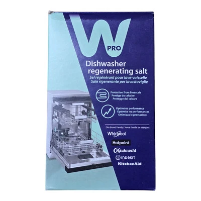 WPRO BY WHIRLPOOL Sale rigenerante per lavastoviglie anti calcare codice 484000008555 DWS115 Wpro