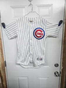 1990s Mark Derosa Chicago Cubs Authentic Majestic Jersey Sz S made usa - Picture 1 of 6