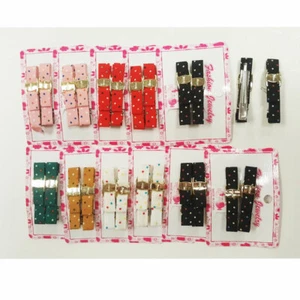 24 pcs Baby Girl Kid Hair Clips Bow Bands Hairpin Alligator Ribbon Grosgrain 2" - Picture 1 of 3
