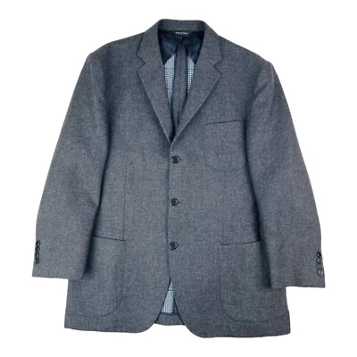 Abrigo Deportivo Neiman Marcus Gris Fraelli Tallia Di Delfino Lana Cachemira Para Hombre 44R Foto 1 de 4