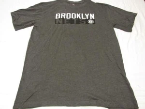 NEW Brooklyn Nets Mens Size 2XL-Tall Gray Majestic Shirt - Picture 1 of 2