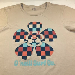 O'NEILL SURF Co. BEACH HAWAII FLOWER MOD HIPPIE ART TEE T SHIRT Mens XL  - Picture 1 of 4