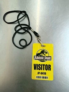 Jurassic Park Visitor Badge Cosplay Prop Parks Recreation Department JP-0419 22 - Picture 1 of 2