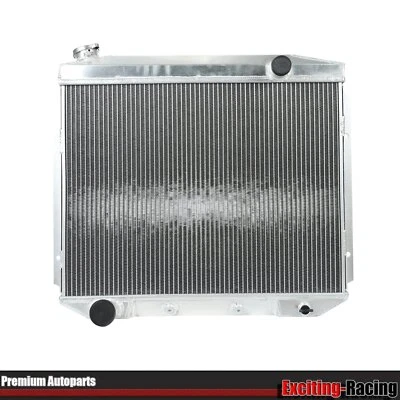 Aluminum Radiator 3 Row For 1957-1958 Ford Fairlane Ranchero Edsel Mercury V8 - Image 1 of 4