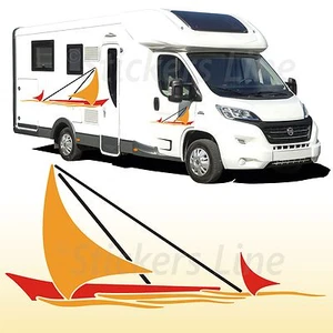 Adesivi camper WINNER cm 170x50 decalcomanie elnagh laika adria mobilvetta ecc. - Picture 1 of 1