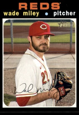 2020 Topps Heritage #571 Wade Miley - Image 1 of 2