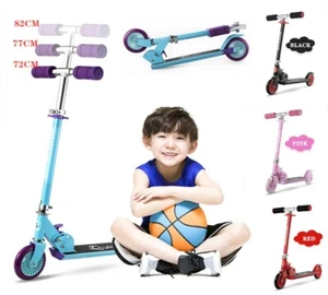 2-WHEEL PREMIUM KIDS CHILD FOLDABLE ADJUSTABLE COMMUTER SCOOTER RIDE ON OUTDOOR - Picture 1 of 16