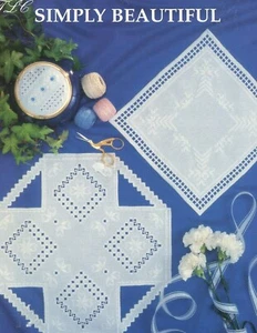 Hardanger Pattern Simply Beautiful Terry L Capps 1999 Doily Diagrammi Istruzioni - Foto 1 di 2