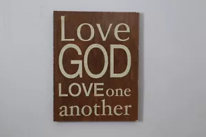 TTOP Love God love one another REFRIGERATOR MAGNET - Imagen 1 de 2