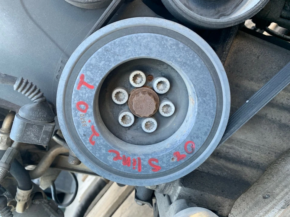 2005 2006 2007 2008 AUDI A4 S-LINE 2.0T ГАРМОНИЧЕСКИЙ БАЛАНСИРОВЩИК ШКИВ КОЛЕНЧАТОГО ВАЛА - Изображение 1 из 1