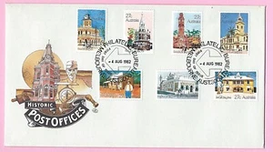 AUSTRALIA - FDC 1982 - HISTORIC POST OFFICES - Fdi - MELBOURNE Philatelic - Picture 1 of 2