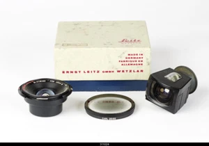 Leica M 8/15 mm Hologon Zeiss M Leitz lens w. finder, filter and caps Mint- - Picture 1 of 17