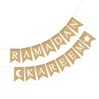  Frhliches Eid-Banner Ramadan Kareem-Ornamente Ramadan-Flagge Ziehen Buchstabe