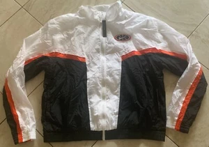 Mens Nike Throwback Woven Jacket AV9755-100 White/Black SZ SMALL NWT - Picture 1 of 2
