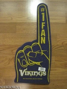 NFL MINNESOTA VIKINGS~SOMOS #1~18" ESPUMA FAN DEDO~NUEVO - Imagen 1 de 2