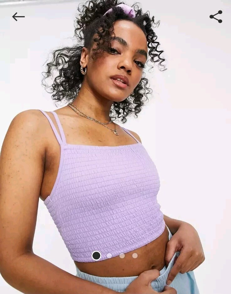 asos lilac top
