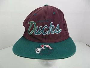 Disney Anaheim Mighty Ducks NHL Hockey Oficial Producto con Licencia Bola Gorra Sombrero - Imagen 1 de 11