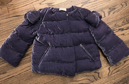 GIACCA TAMPONE IN VELLUTO ROSSO VALENTINO VIOLA SETA TAGLIA 40 2 4