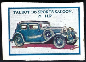 THOMSON - MOTOR CARS - TALBOT 105 SPORTS SALOON 21 HP - Picture 1 of 2