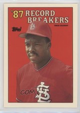 1988 Topps Record Breakers Collector's Edition (Tiffany) Vince Coleman #1