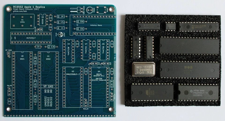 RC6502 Apple 1 Replica Rev H Kit für DIY Montage - Bild 1 von 3