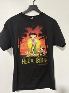 Vintage Betty Boop Hula Boop Short Men’s Medium Double Sided Black Y2K 90s - Picture 1 of 7