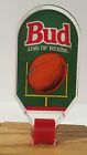 Budweiser Football 6.5" Beer Tap Handle - Vintage - Lucite
