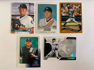 Lotto di 5 carte da baseball Kazuhiro Sasaki - GIAPPONE - Seattle Mariners - Foto 1 di 2