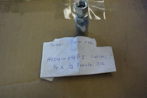 parker Hy04-04FJ after market hydraulic hose fittings 1/4 Female Jic swivel - Picture 1 of 2