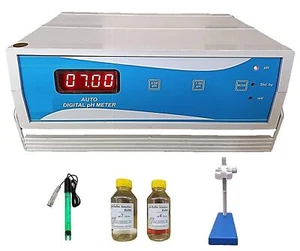 Medidor de pH, medidor de pH digital automático, instalación de calibración de 2 puntos según calidad - Imagen 1 de 1