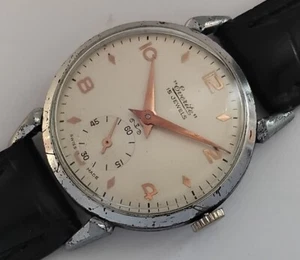 RELOJ EVERITE CUERDA HOMBRE 15 JOYAS HECHO EN SUIZA VINTAGE - Imagen 1 de 4