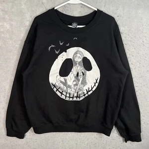Disney Tim Burton's The Nightmare Before Christmas Sweatshirt Youth XL Black - Picture 1 of 10